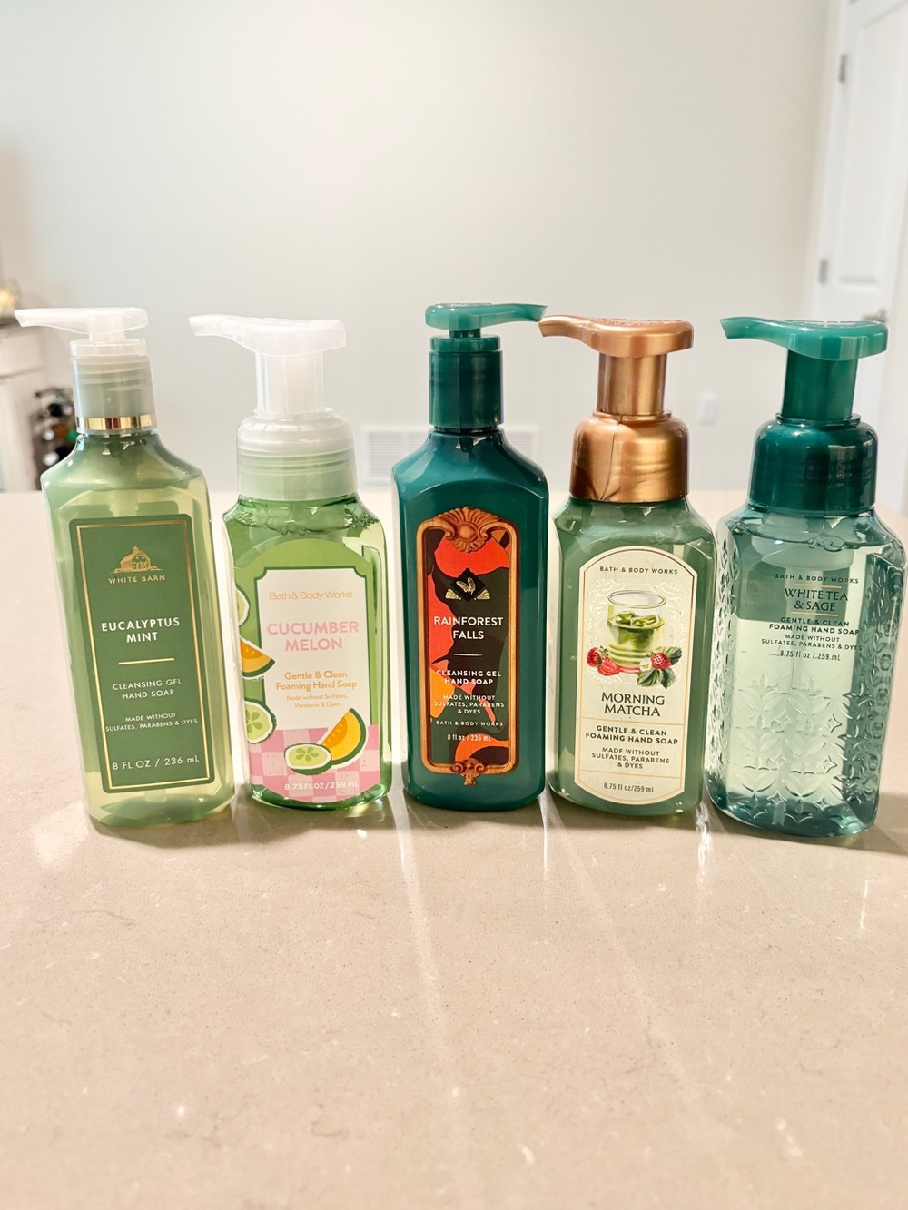 Bath and Body Works 5 Piece Hand Soap Gift Set